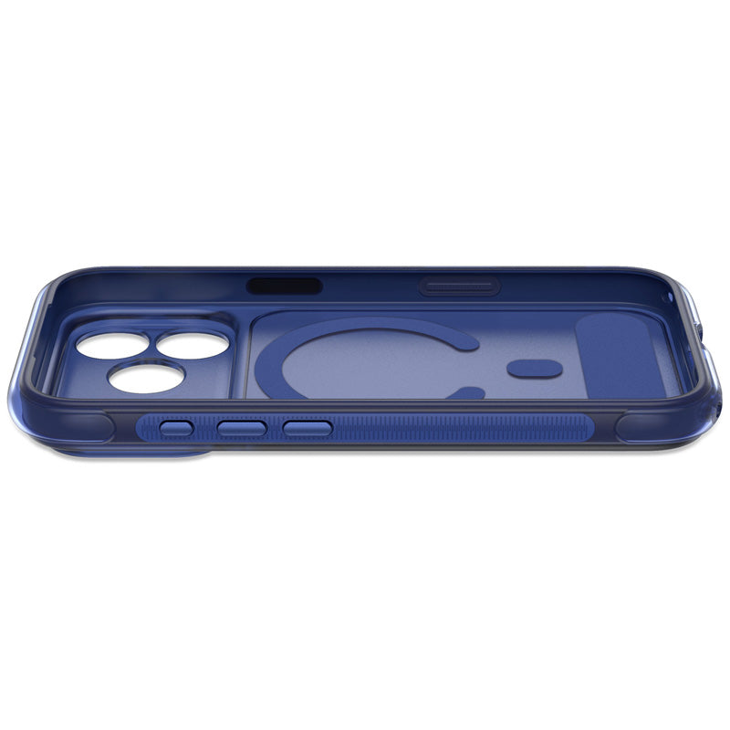 Coque MagSafe Hybride Antimicrobienne iPhone 18 Pro Max Atlantic Blue