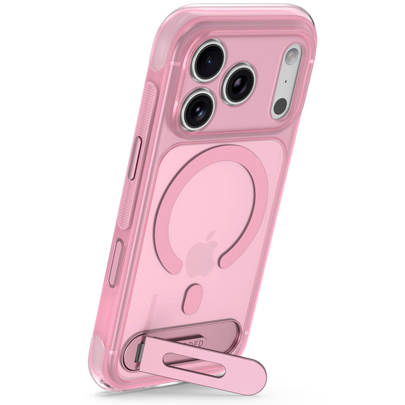Coque MagSafe Hybride Antimicrobienne iPhone 18 Pro Max Clear Pink