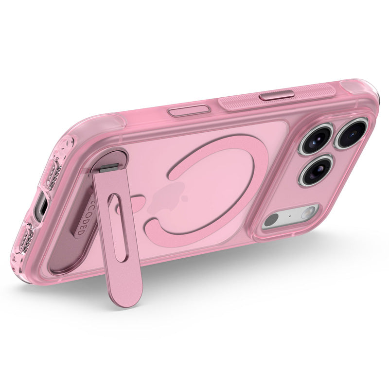 Coque MagSafe Hybride Antimicrobienne iPhone 18 Pro Max Clear Pink