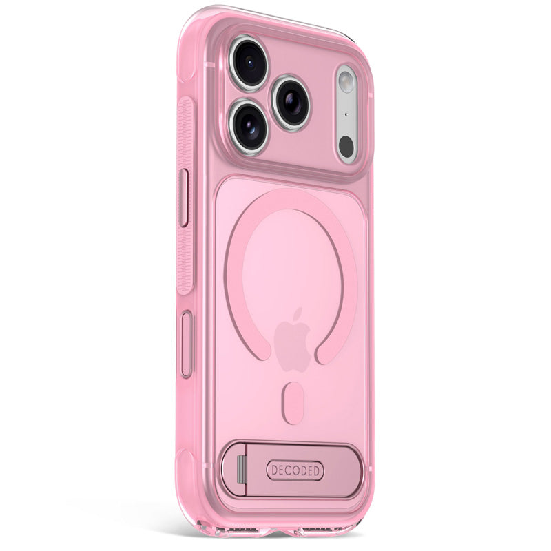 Coque MagSafe Hybride Antimicrobienne iPhone 18 Pro Max Clear Pink