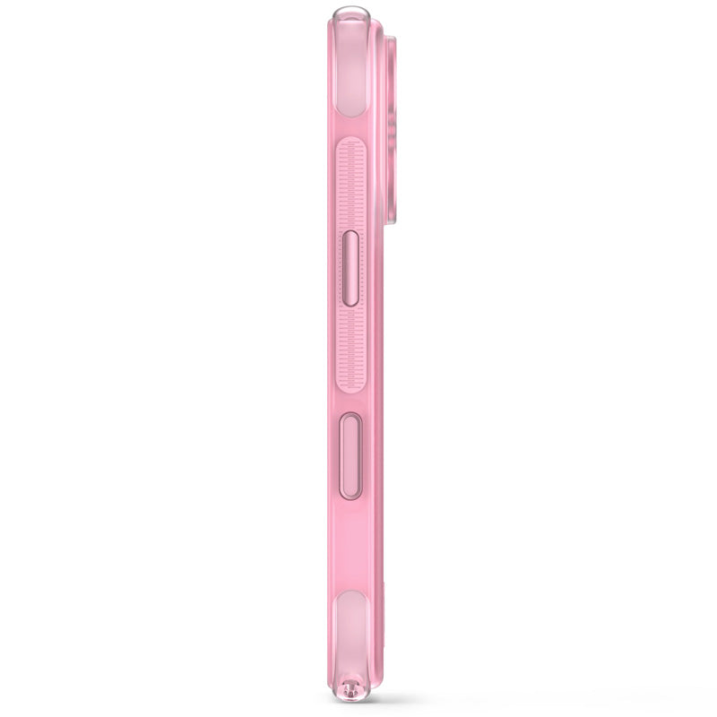 Coque MagSafe Hybride Antimicrobienne iPhone 18 Pro Max Clear Pink