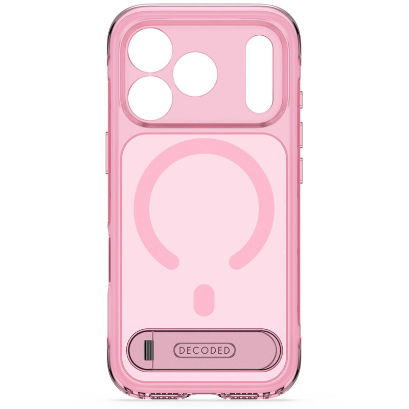 Coque MagSafe Hybride Antimicrobienne iPhone 18 Pro Max Clear Pink