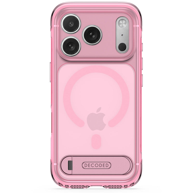 Coque MagSafe Hybride Antimicrobienne iPhone 18 Pro Max Clear Pink
