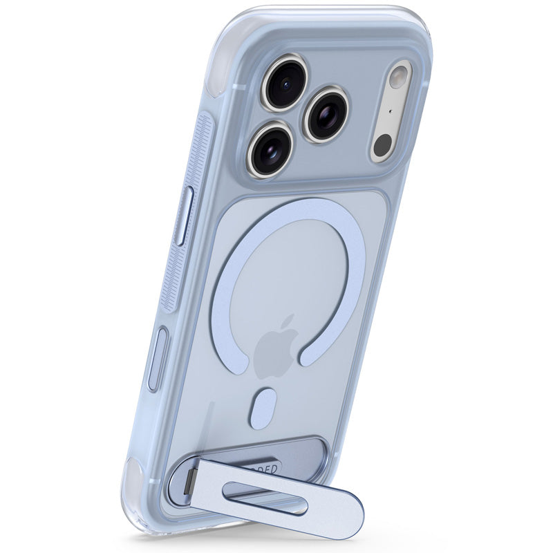 Coque MagSafe Hybride Antimicrobienne iPhone 18 Pro Max Clear Navy