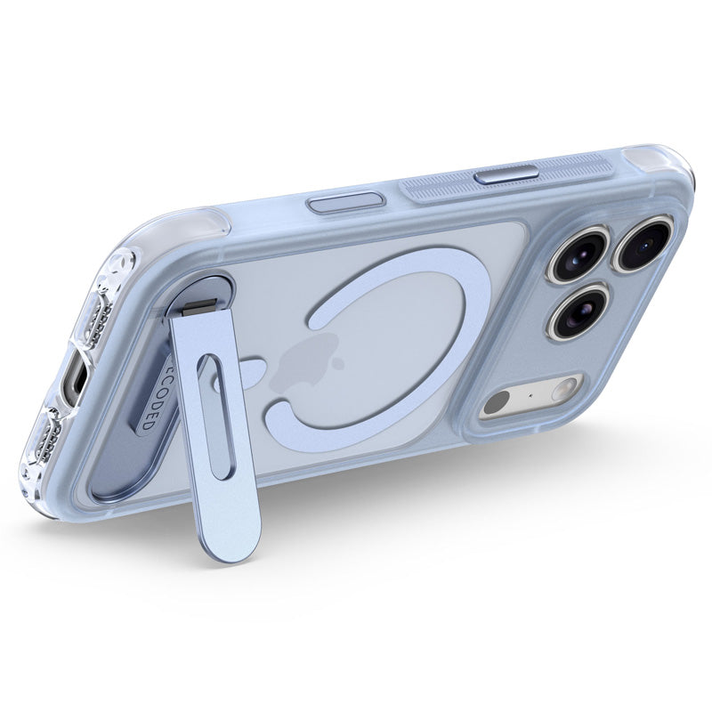 Coque MagSafe Hybride Antimicrobienne iPhone 18 Pro Max Clear Navy