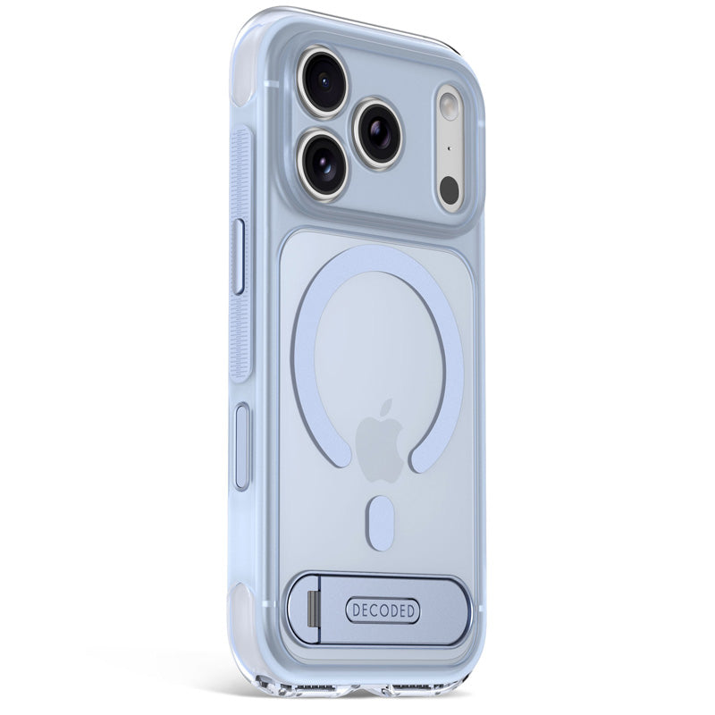 Coque MagSafe Hybride Antimicrobienne iPhone 18 Pro Max Clear Navy