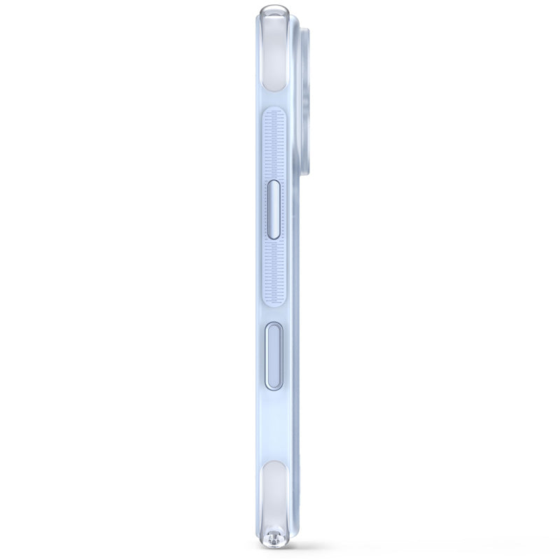 Coque MagSafe Hybride Antimicrobienne iPhone 18 Pro Max Clear Navy