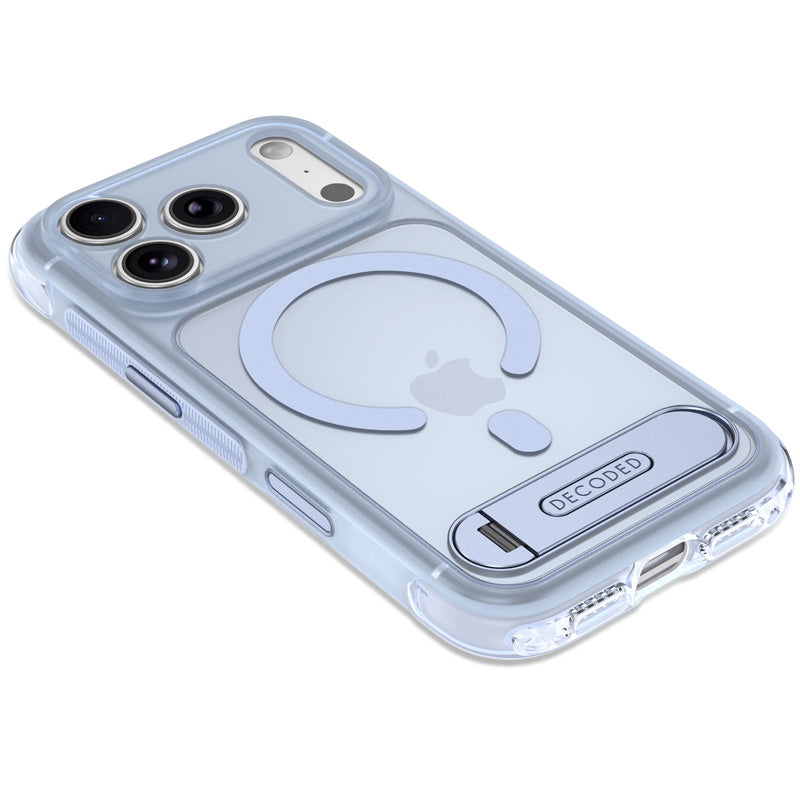 Coque MagSafe Hybride Antimicrobienne iPhone 18 Pro Max Clear Navy