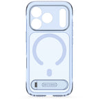 Coque MagSafe Hybride Antimicrobienne iPhone 18 Pro Max Clear Navy