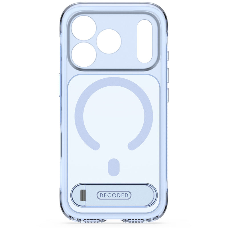 Coque MagSafe Hybride Antimicrobienne iPhone 18 Pro Max Clear Navy