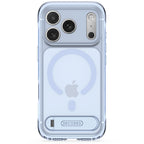 Coque MagSafe Hybride Antimicrobienne iPhone 18 Pro Max Clear Navy
