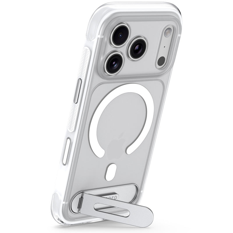 Coque MagSafe Hybride Antimicrobienne iPhone 18 Pro Max Frosted White