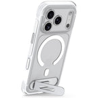 Coque MagSafe Hybride Antimicrobienne iPhone 18 Pro Max Frosted White