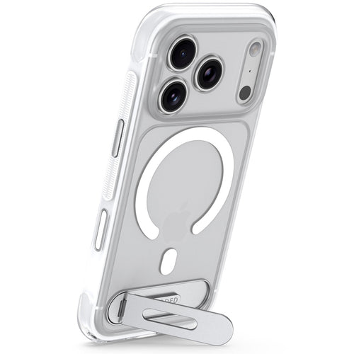Coque MagSafe Hybride Antimicrobienne iPhone 18 Pro Max / 17 Pro Max Frosted White