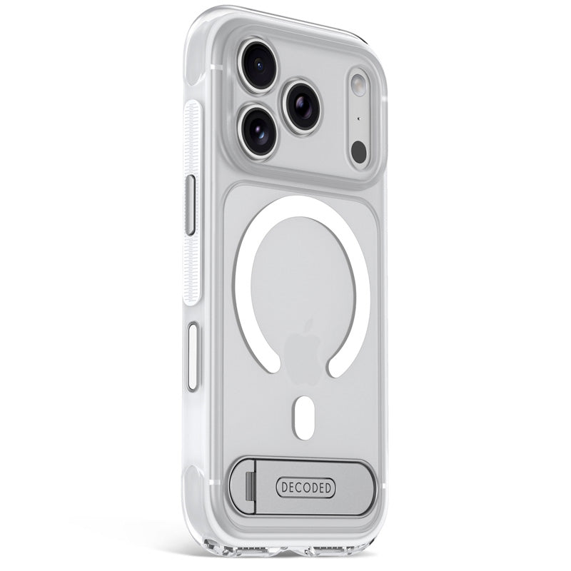 Coque MagSafe Hybride Antimicrobienne iPhone 18 Pro Max Frosted White