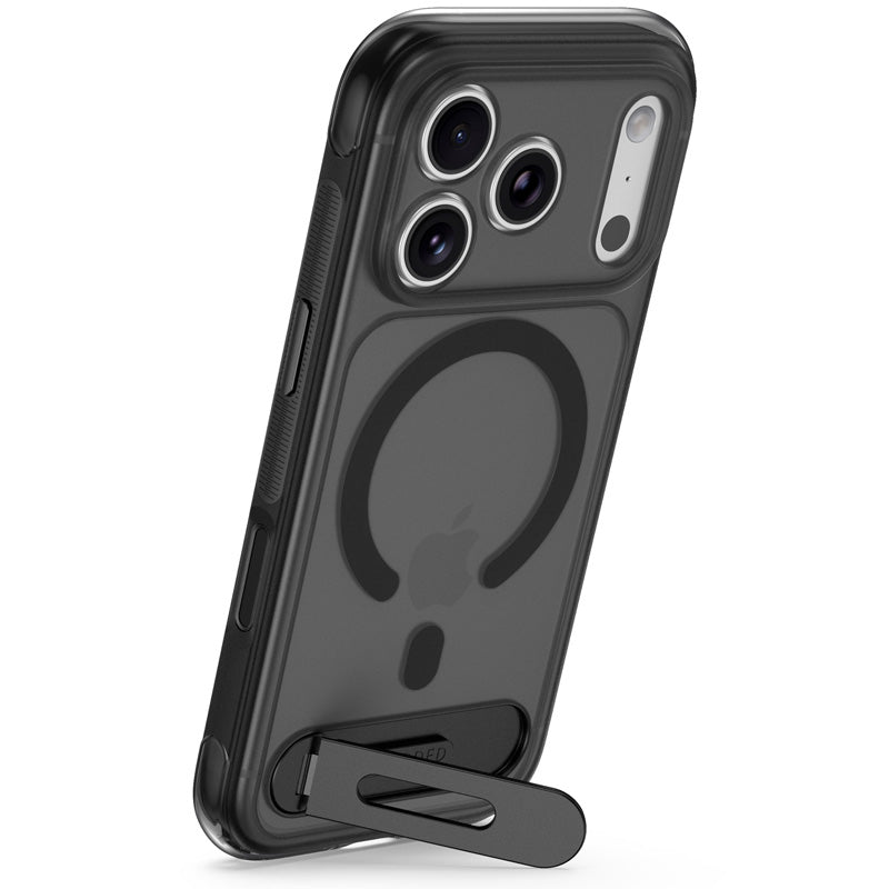 Coque MagSafe Hybride Antimicrobienne iPhone 18 Pro Max Frosted Black