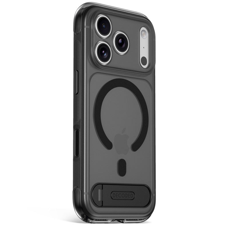 Coque MagSafe Hybride Antimicrobienne iPhone 18 Pro Max Frosted Black