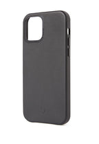 Coque en cuir iPhone 12 Mini Noir