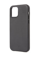 Coque en cuir iPhone 12 Mini Noir