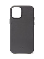 Coque en cuir iPhone 12 Mini Noir