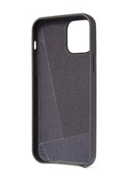 Coque en cuir iPhone 12 Mini Noir