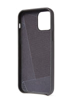Coque en cuir iPhone 12 Mini Noir