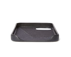 Coque en cuir iPhone 12 Mini Noir