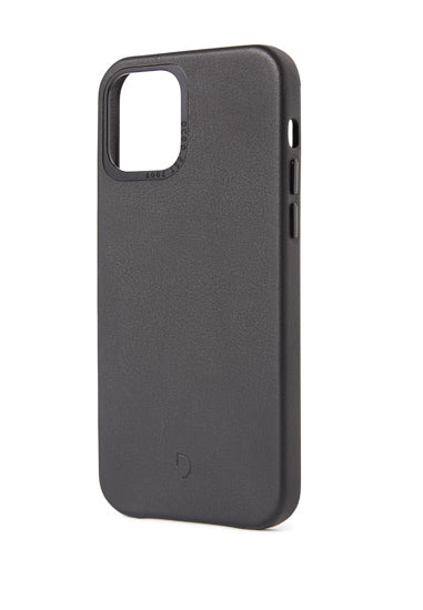 Coque en cuir iPhone 12 Mini Noir