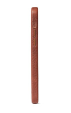 Coque en cuir iPhone 12 Mini Marron