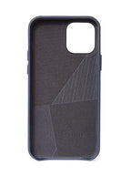 Coque en cuir iPhone 12 Mini Bleu