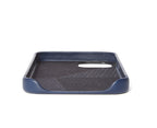 Coque en cuir iPhone 12 Mini Bleu