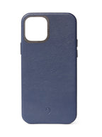 Coque en cuir iPhone 12 Mini Bleu