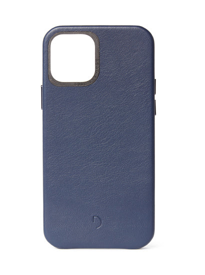 Coque en cuir iPhone 12 Mini Bleu