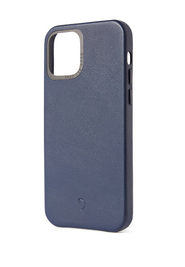 Coque en cuir iPhone 12 Mini Bleu