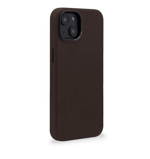 Coque MagSafe en cuir iPhone 14 Plus Marron