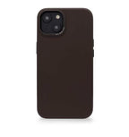 Coque MagSafe en cuir iPhone 14 Plus Marron