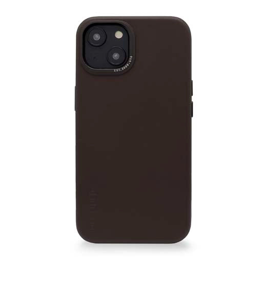 Coque MagSafe en cuir iPhone 14 Plus Marron