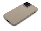 Coque MagSafe en cuir iPhone 14 Plus Beige