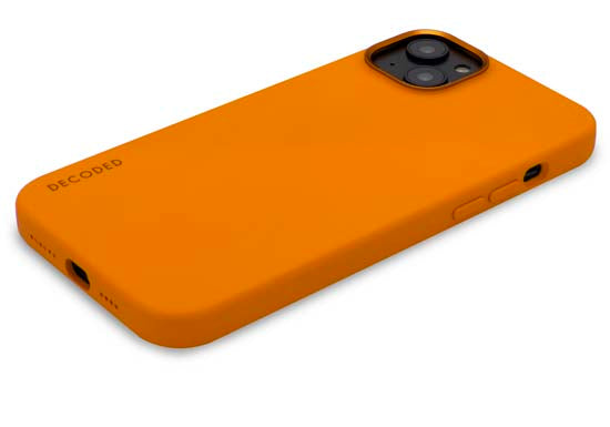 Coque MagSafe Silicone Antimicrobienne iPhone 14 Plus Abricot