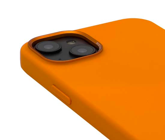 Coque MagSafe Silicone Antimicrobienne iPhone 14 Plus Abricot