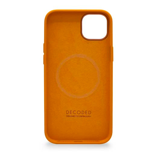 Coque MagSafe Silicone Antimicrobienne iPhone 14 Plus Abricot
