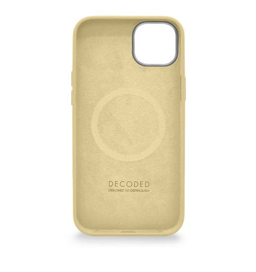 Coque MagSafe Silicone Antimicrobienne iPhone 14 Plus Beige