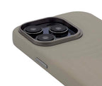 Coque MagSafe en cuir iPhone 14 Pro Max Beige