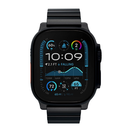 Titanium Traction Strap 44/45/46/49mm Black Titanium