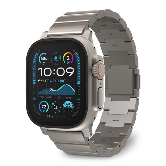 Titanium Traction Strap 44/45/46/49mm Natural Titanium