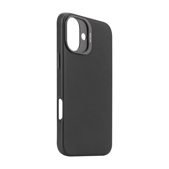 Coque en cuir iPhone 16 Plus Noir