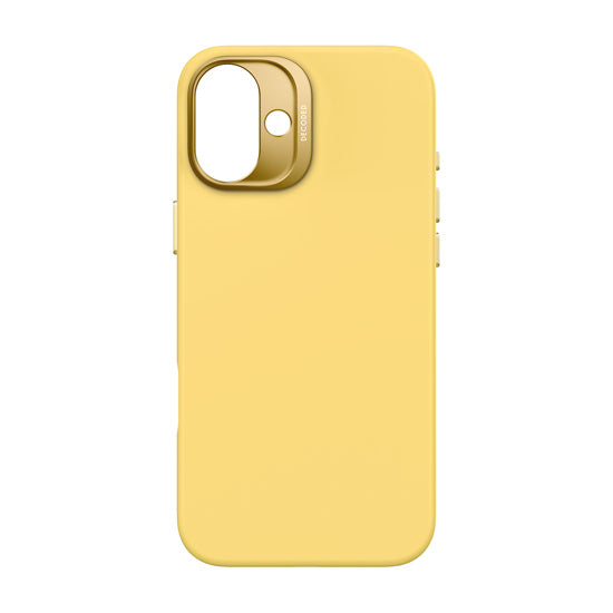 Coque MagSafe Silicone Antimicrobienne iPhone 16 Plus Jaune