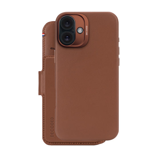 Folio detachable MagSafe iPhone 16 Plus Tan