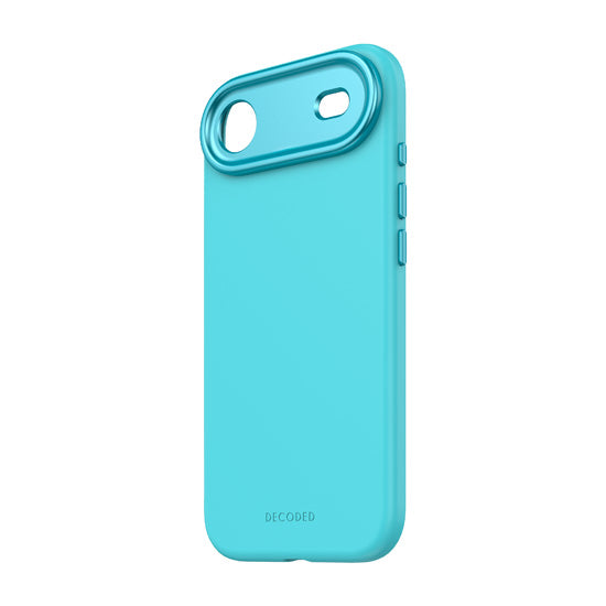 Coque MagSafe Silicone Antimicrobienne iPhone Air Retro Blue