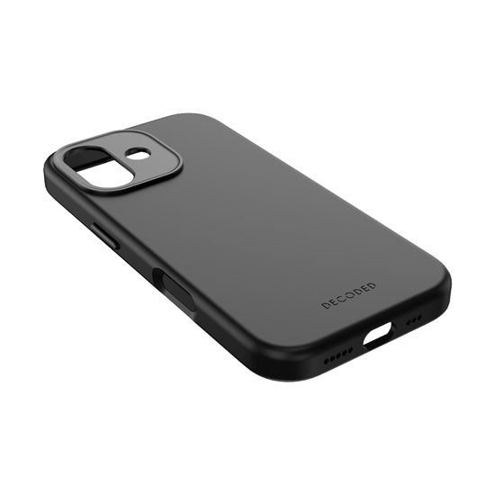 Coque MagSafe Silicone Antimicrobienne iPhone 17 Phantom Black